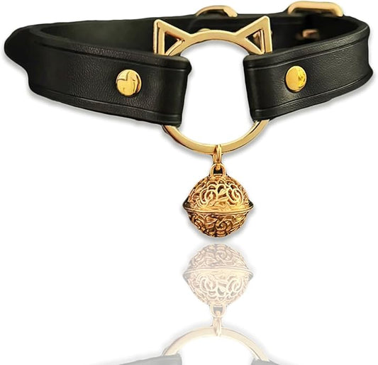 Leather Choker Necklaces for Women Choker with Bell Choker Necklace for Women Kitten Collar Necklace Western Jewelry for Women