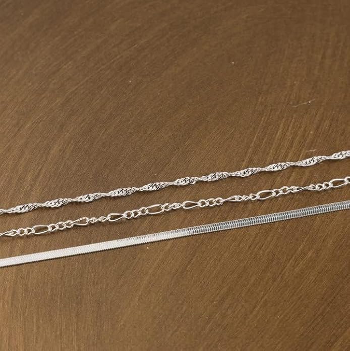 14K Gold Plated Layering Necklaces For Women Gold Necklace Set, Cuban Link, Snake Chain, Paperclip Layered Chains, Twisted Rope and Twisted Chain, Trendy Layering Necklace