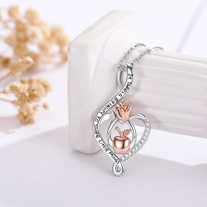 Mother's Day Necklace Gifts 925 Sterling Silver Mom/Wife/Grandma/Nana/Family I Love You Mom Necklace for Women Jewelry Birthday Gifts for Couple