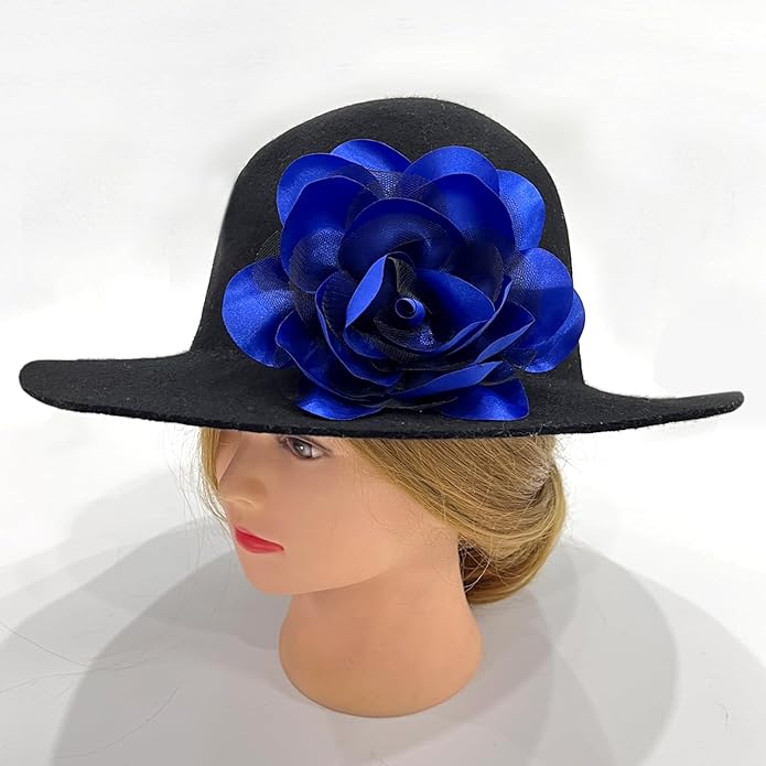 Women's Brooches 4pcs Rose Flower Hair Clip Flamenco Dancer Pin up Mexican Hair Flowers Clips Hairpin Brooch Tea Party Hats Headpieces