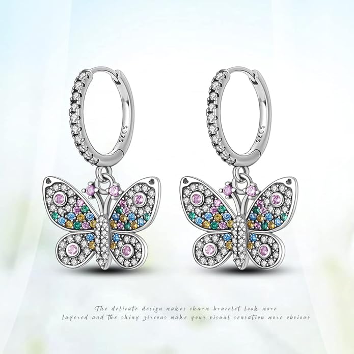 925 Sterling Silver Women Earrings, Sparkling Star and Moon Earrings, Various Hypoallergenic Earrings, Best Gift for Women