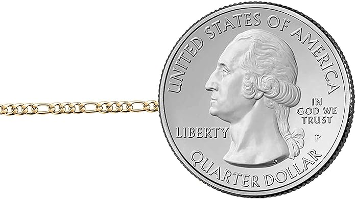 Savlano 925 Sterling Silver Chain Anklet Rope, Figaro, Mariner, Curb - 18K Gold Plated Chain Anklet Available in 9, 10 and 11 - Inches for Women Comes with a Gift Box - Made in Italy