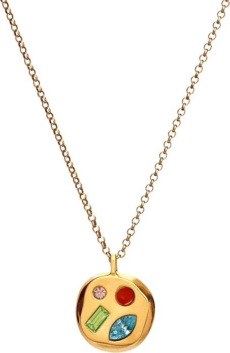 Birthdate 14k Gold Necklace for Women - 16-20in Adjustable 14 Karat Gold Chain with Lobster Clasp - Cadenas de Oro 14k Puro Para Mujer, Ladies Jewelry Birthstone