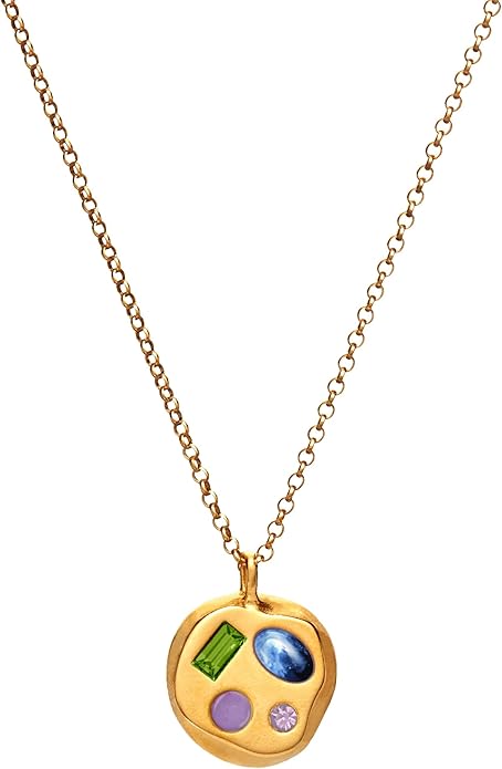 Birthdate 14k Gold Necklace for Women - 16-20in Adjustable 14 Karat Gold Chain with Lobster Clasp - Cadenas de Oro 14k Puro Para Mujer, Ladies Jewelry Birthstone