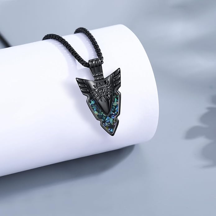 KoyeKei Viking Necklace for Men 925 Sterling Silver Viking Norse Pagan Jewelry Gifts for Women