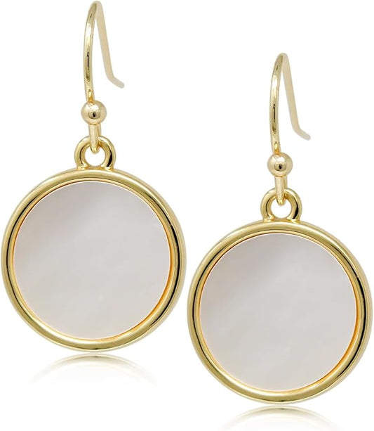 POMINA White Flower Statement Necklace for Women, Floral Bib Collar Necklace with Adjustable Chain, Flower Earrings, Elegant Costume Jewelry for Weddings, Gifts for Women