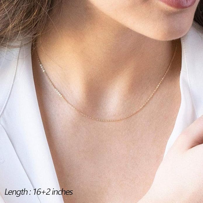 Turandoss Dainty Layered Choker Necklace, Handmade Y Pendant Necklace Multilayer Bar Disc Necklace Adjustable Layering Choker Necklaces for Women