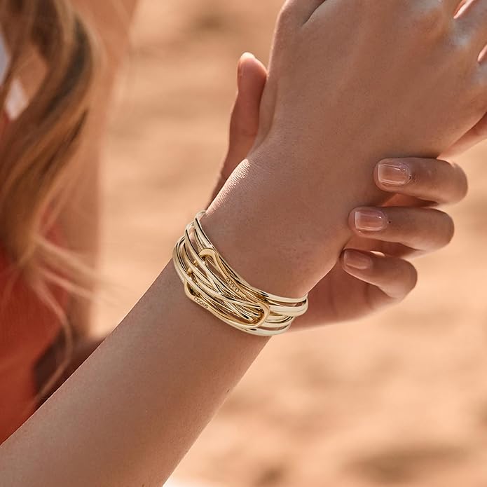 Fesciory Leopard Bracelet for Women, Boho Leather Wrap Multi-Layer Pearl Crystal Bracelet Bangle Jewelry