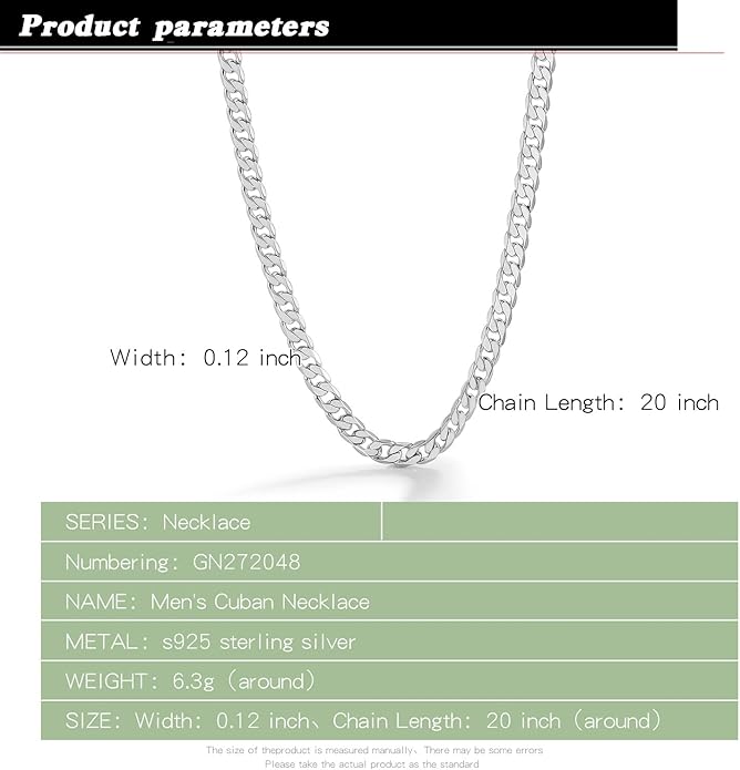 Dankadi Men 925 Sterling Silver Necklace 3-4-5MM Italy Diamond Cut Cuban Link Chain 16 "17" 18 "19" 20 "22" 24 "26" 28 "30" Fine Jewelry Gifts For Women