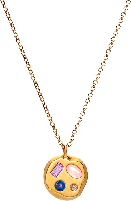 Birthdate 14k Gold Necklace for Women - 16-20in Adjustable 14 Karat Gold Chain with Lobster Clasp - Cadenas de Oro 14k Puro Para Mujer, Ladies Jewelry Birthstone