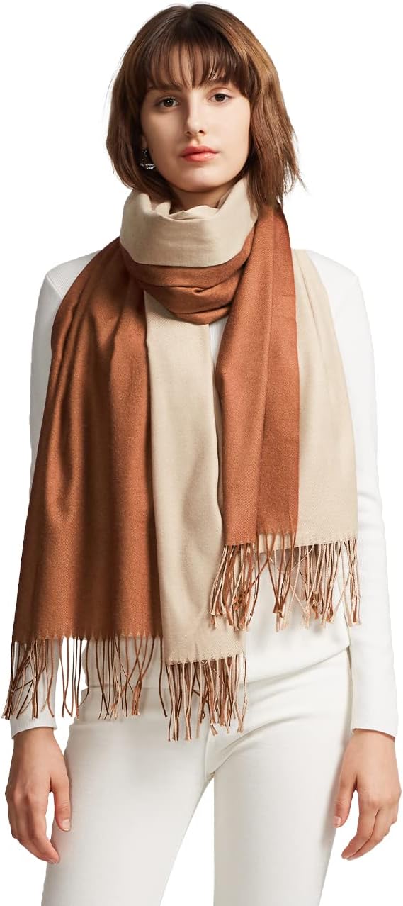 maamgic Women's Winter Scarf Soft Warm Scarf for Women Cozy Shawl Wraps for Women Lightweight Pashmina Style Wrap