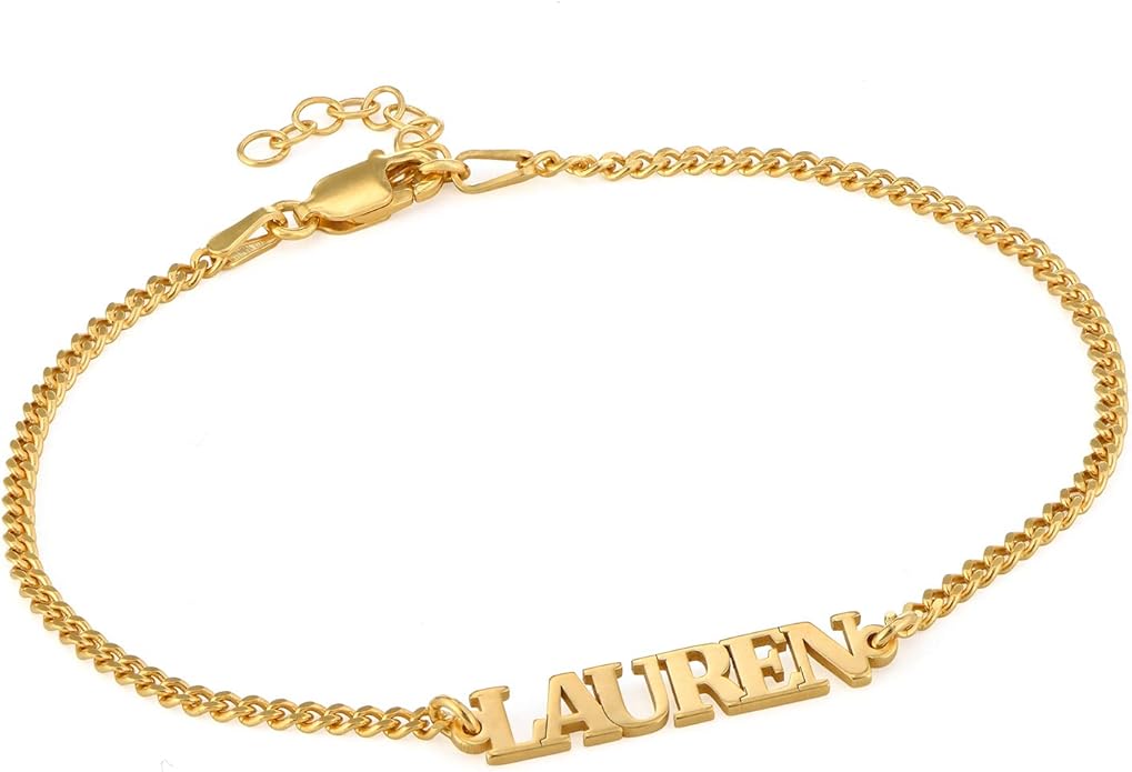 Choose your style Personalized Name Anklet/Bracelet – Dainty Jewelry Gift for Women, Mom, Wife, Girlfriend - Valentine’s Day, Mother’s Day, Christmas