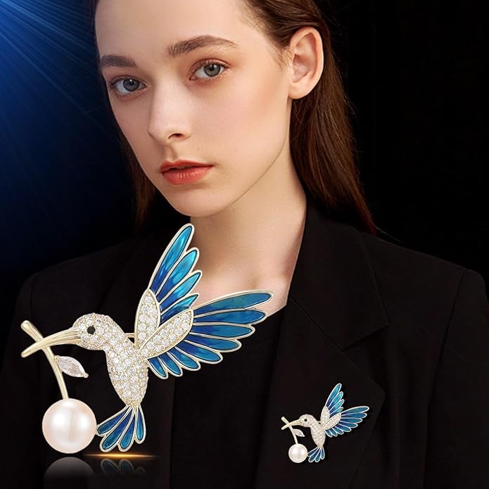 Animal Brooch for Women Girls 18k Gold Plated Animal Brooch Pin Rhinestone Animal Brooch Lapel Pin Jewelry Thanksgiving Day Birthday Wedding Gifts for Mom Wife