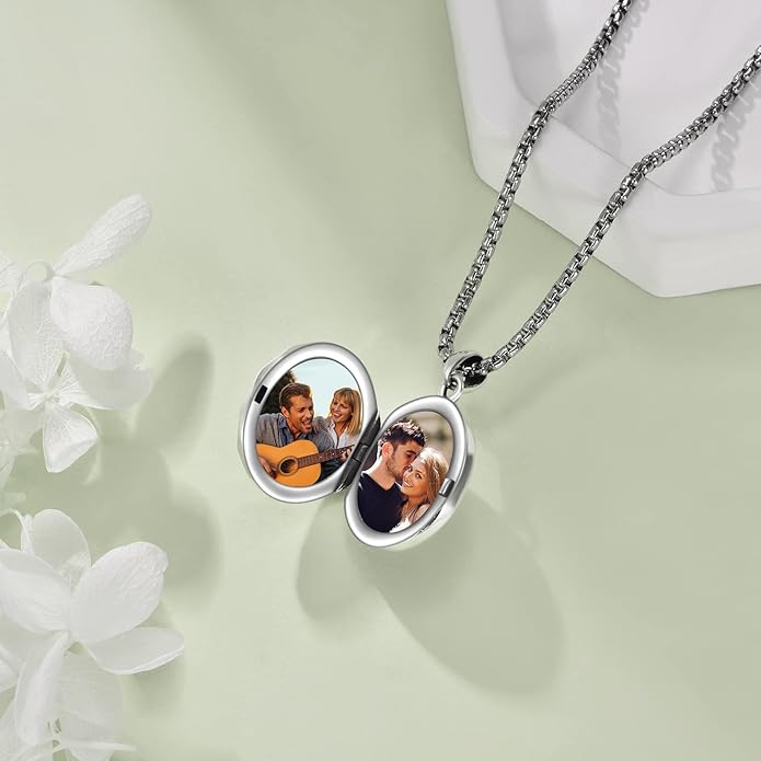 YFN Patron Saint Necklace Sterling Silver Amulet Medal Pendant Religious Protector Jewelry Gifts for Women Men