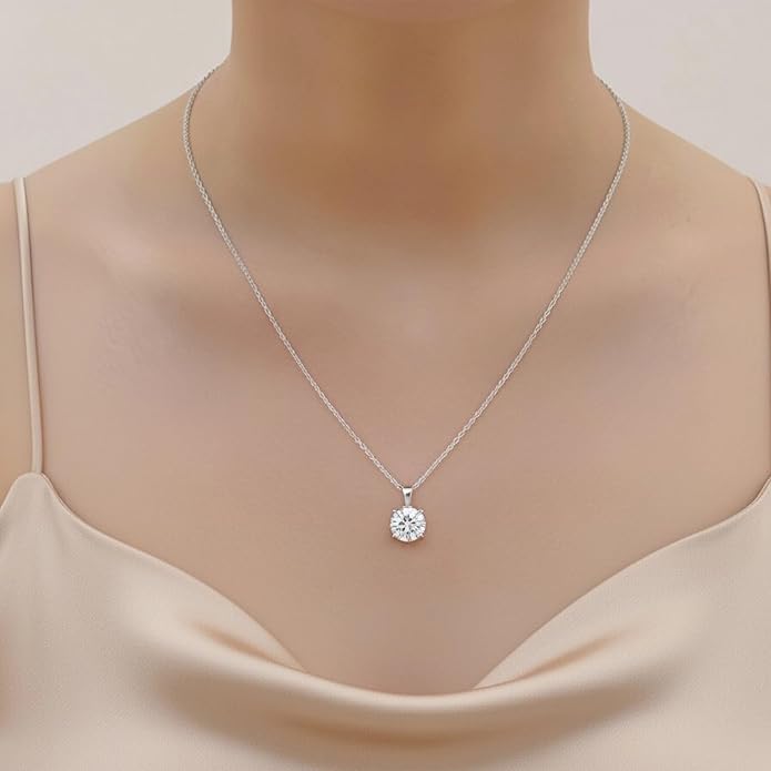 Gacimy 925 Sterling Silver Chain for Women, 1mm 1.3mm 1.5mm 1.8mm Cable Chain Necklaces