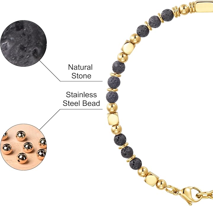 Beaded Bracelets for Women - Silver and Gold Boho Bracelets, Trendy Jewelry Gifts for Lover, Mom, Friends