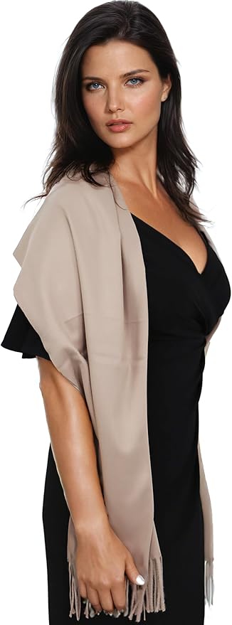 Ocomfly 100% Pashmina Scarf for Women - Premium Womens Scarves - Gift Boxed - Shawls or Wraps - Ultra Soft and Warm