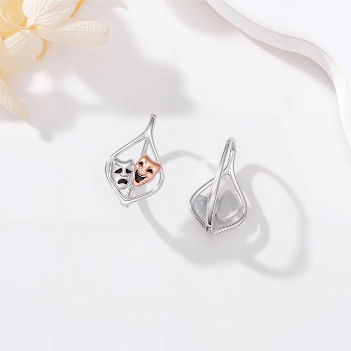 JUSTKIDSTOY Witches Knot Earrings for Women 925 Sterling Silver Nudo De Bruja Dangle Leverback Earrings Celtic Jewelry Halloween Birthday Gift