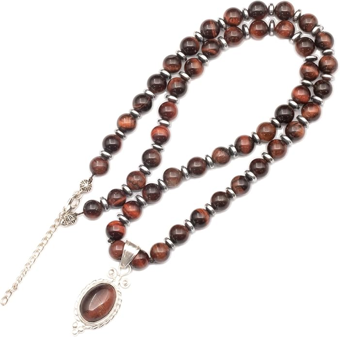 Natural Carnelian Agate Silver Pendant, Genuine Black Onyx Beaded Necklace, Gemstone Strong Necklace, 18x13 Cabachon, Fashion Dainty Jewelry, Healing Crystal Chakra Necklace, Minimalist Necklace