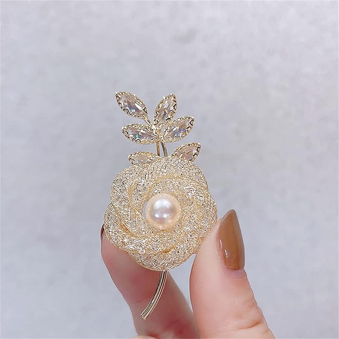 AILONMEI Brooch Pins For Women Fashion, Flower Brooches Jewelry For Women Floral Series Brooches And Pins Designer Lady's Costume
