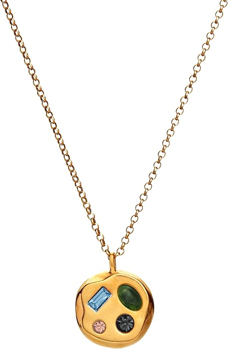 Birthdate 14k Gold Necklace for Women - 16-20in Adjustable 14 Karat Gold Chain with Lobster Clasp - Cadenas de Oro 14k Puro Para Mujer, Ladies Jewelry Birthstone
