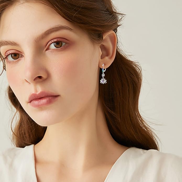 925 Sterling Silver Animals and Plants Dangle Drop Earrings for Women Hypoallergenic Gift for Women Mom Wife Her, Mother’s Day, Birthday, Anniversary