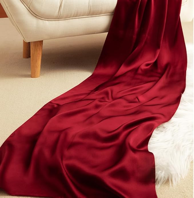 Clysoru Silk Scarf For Women Hair Scarves Lightweight Satin Elegant Shawl Wraps Bufanda Mujer Fashion Accessories 70.8"X35.4"