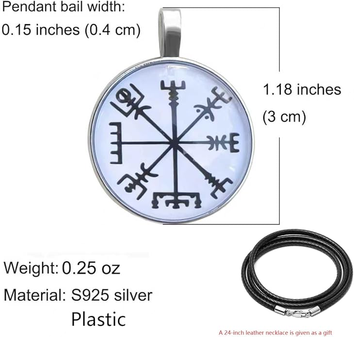 S925 Sterling Silver Viking Pendant, Norse Mythology Inspired Men's Jewelry, Perfect for Necklaces, Gift for Father's Day, Christmas, Birthday
