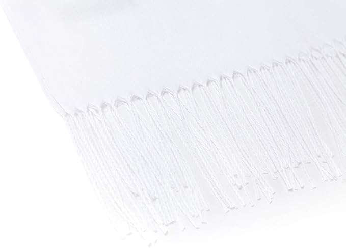 Cindy & Wendy Pashmina Shawls and Wraps Large Scarfs for Women Wedding Party Bridal Long Fashion Solid Shawl Wrap Fringes