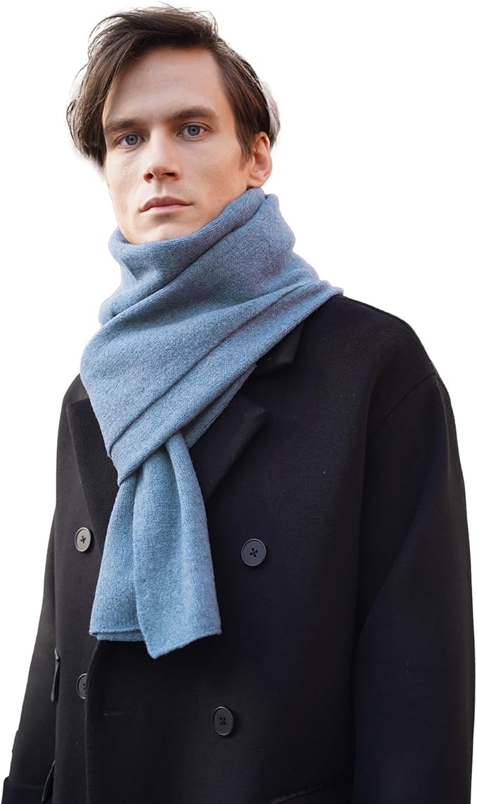 NUOHEMULE Luxury 100% Cashmere Scarf for Women & Men, 59''x10'' Extra Warm Winter Scarf, Blanket Scarves in Premium Gift Box