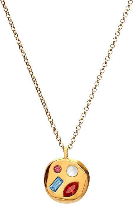 Birthdate 14k Gold Necklace for Women - 16-20in Adjustable 14 Karat Gold Chain with Lobster Clasp - Cadenas de Oro 14k Puro Para Mujer, Ladies Jewelry Birthstone
