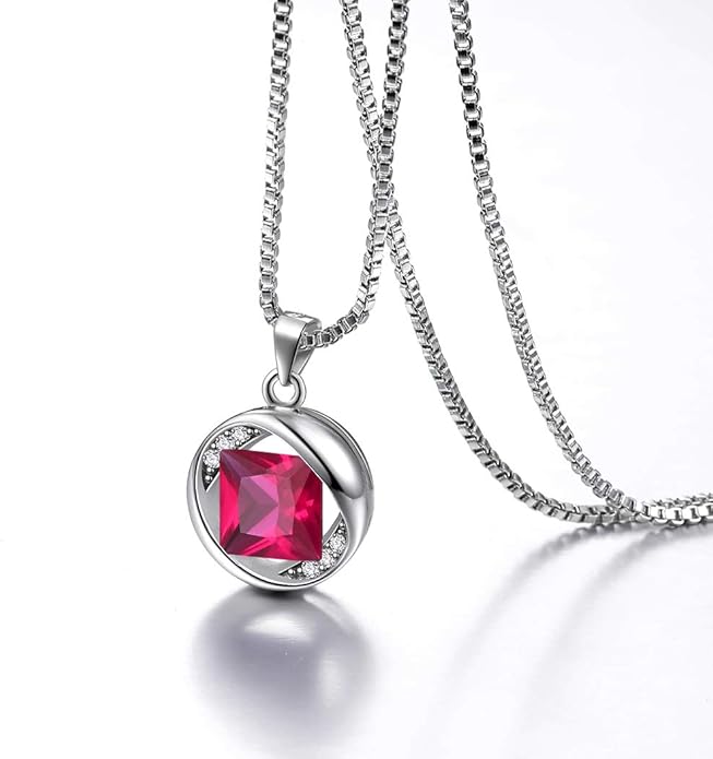 Aurora Tears 925 Sterling Silver 12 Birthstones Necklace/Earring/Ring/Bracelet Women Birthstone Pendant Crystal Fashion Birthday Jewelry Christmas Gift for Girls Women