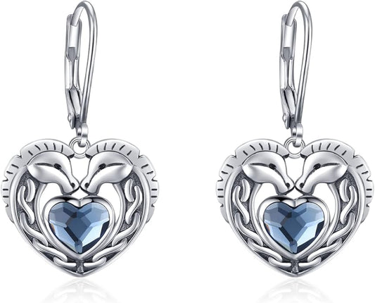 925 Sterling Silver Animals and Plants Dangle Drop Earrings for Women Hypoallergenic Gift for Women Mom Wife Her, Mother’s Day, Birthday, Anniversary