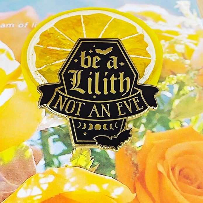 Ficsowy Coffin Enamel Brooch