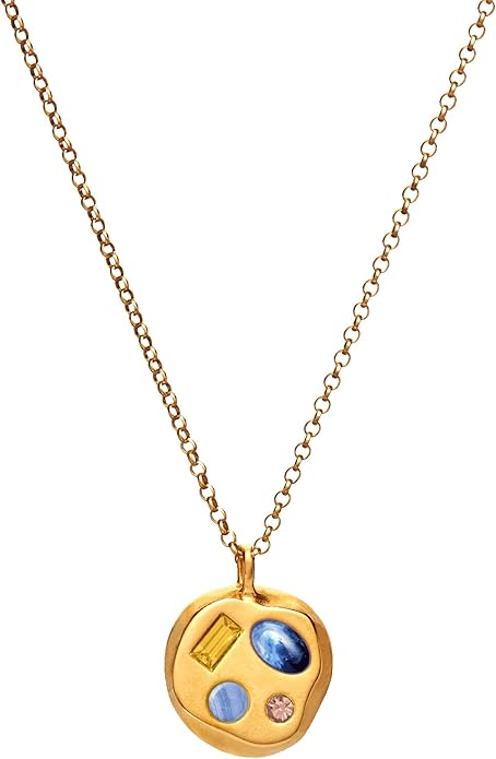 Birthdate 14k Gold Necklace for Women - 16-20in Adjustable 14 Karat Gold Chain with Lobster Clasp - Cadenas de Oro 14k Puro Para Mujer, Ladies Jewelry Birthstone