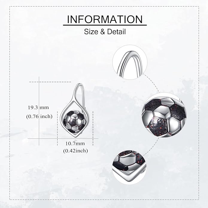 Pickleball/Tennis/Soccer/Volleyball/Golf/Hockey/Basketball Earrings for Women 925 Sterling Sliver Sports Ball Earrings Pickle Ball Dangle Earrings Pickleball Jewelry Gifts for Women Lover