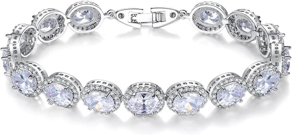 14K Gold Square Moissanite Bracelet, Refined Design for Formal Wear, Adjustable Fit