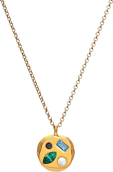 Birthdate 14k Gold Necklace for Women - 16-20in Adjustable 14 Karat Gold Chain with Lobster Clasp - Cadenas de Oro 14k Puro Para Mujer, Ladies Jewelry Birthstone