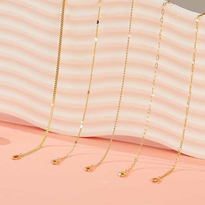 Sterling Silver Anklet Bracelets for Women Waterproof, 925 Sliver Plated CZ & Heart Charm Dainty Layer Anklets for Women Trendy, Simple Chain Anklets Set Gifts for Women, Jewelry Gifts for Her Women Mom Wife Girlfriend