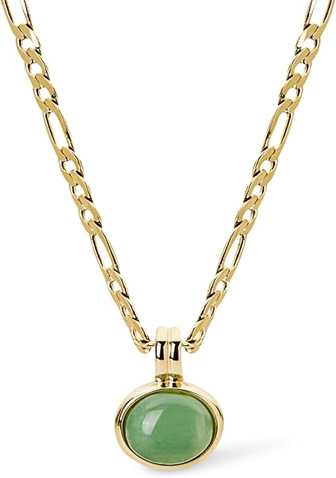 Ana Luisa Pendant Necklaces for Women - 14K Gold Plated and Silver Rhodium Necklace - Pearl, Heart, Circle, Moonstone, Gemstone, Knot Charm Styles - Hypoallergenic, Dainty, Trendy Layering Necklaces