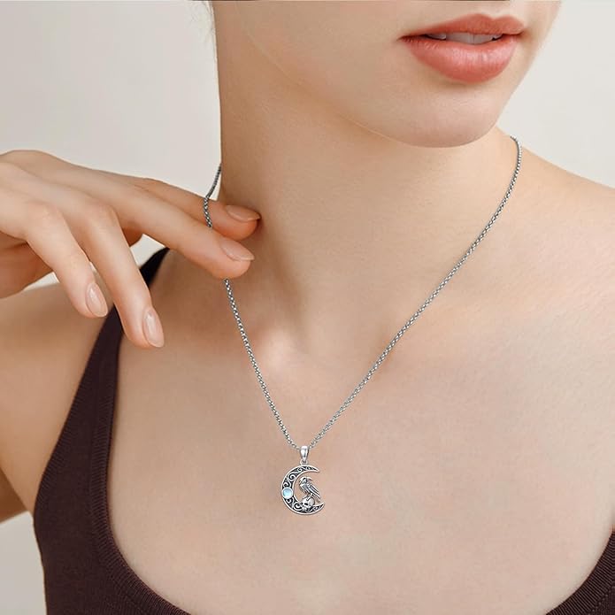 KoyeKei Sterling Silver Halloween Necklace Gothic Jewelry Gifts for Women Men
