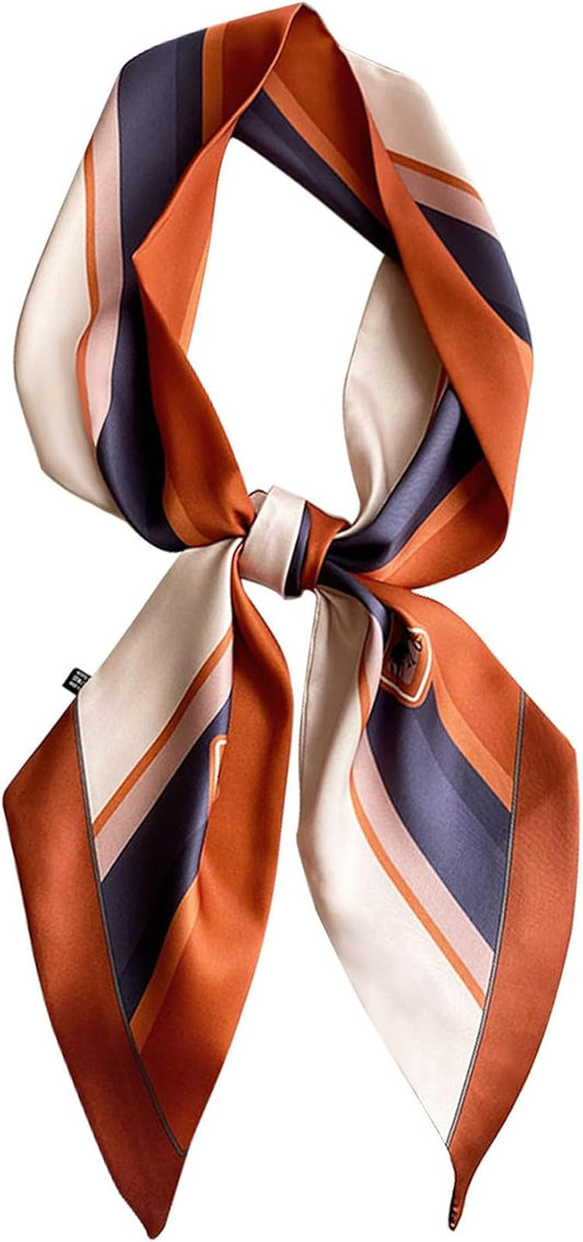 Dailyacc Hair Scarf for Women Fashion Silky Satin Headscarf Wrap Breathable Lightweight Neck Scarves For Handbag