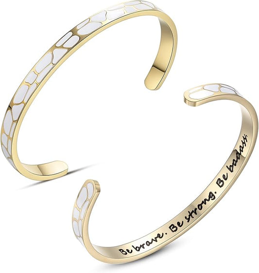 SAM & LORI Personal Bracelets for Teens/Women-Inspirational Jewelry Gifts (Various Designs) for Daughter/Sister/Mom/Friends-Adjustable Bracelet in a Pretty Gift Box