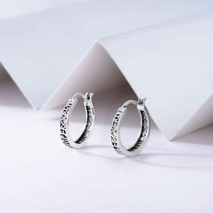 Sterling Silver Hoop Earrings Small Hoop Sun/Leaf/Triangle Huggie Earrings for Women Hypoallergenic
