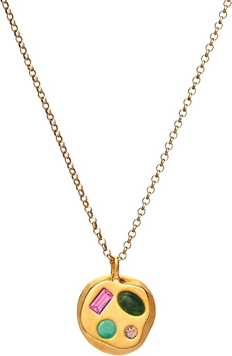 Birthdate 14k Gold Necklace for Women - 16-20in Adjustable 14 Karat Gold Chain with Lobster Clasp - Cadenas de Oro 14k Puro Para Mujer, Ladies Jewelry Birthstone