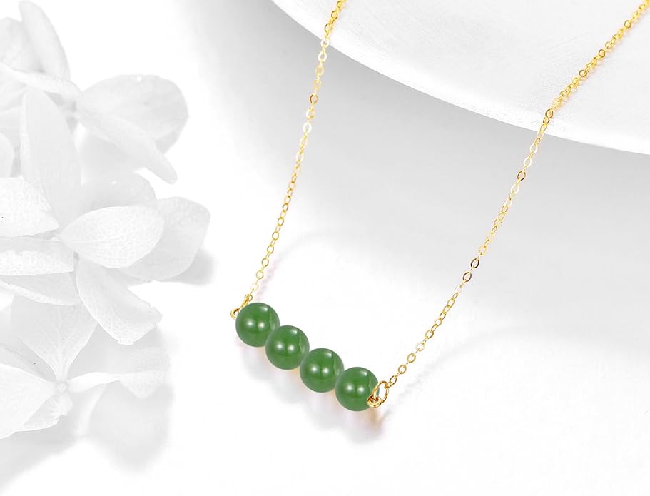 KECHO 14K Real Gold Freshwater Cultured Pearl Pendant Necklace 14K Solid Gold Jewelry Anniversary Birthday Gifts for Women