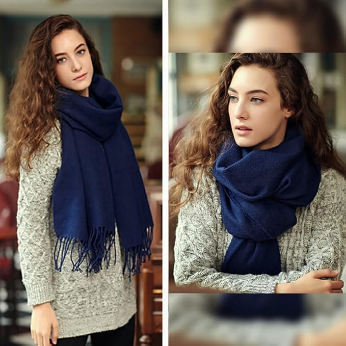 FURTALK Winter Scarf for Women Pashmina Shawl Wraps Soft Warm Fashion Blanket Scarves Gifts