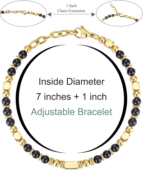 Beaded Bracelets for Women - Silver and Gold Boho Bracelets, Trendy Jewelry Gifts for Lover, Mom, Friends