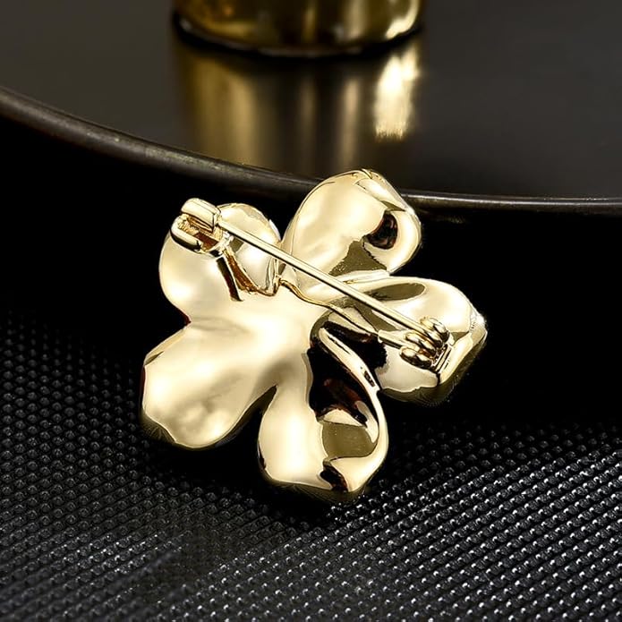 UNVAK Rhinestone Flower Brooch - Crystal Flower Pin for Women - Valentine's Day & Mother's Day Gift
