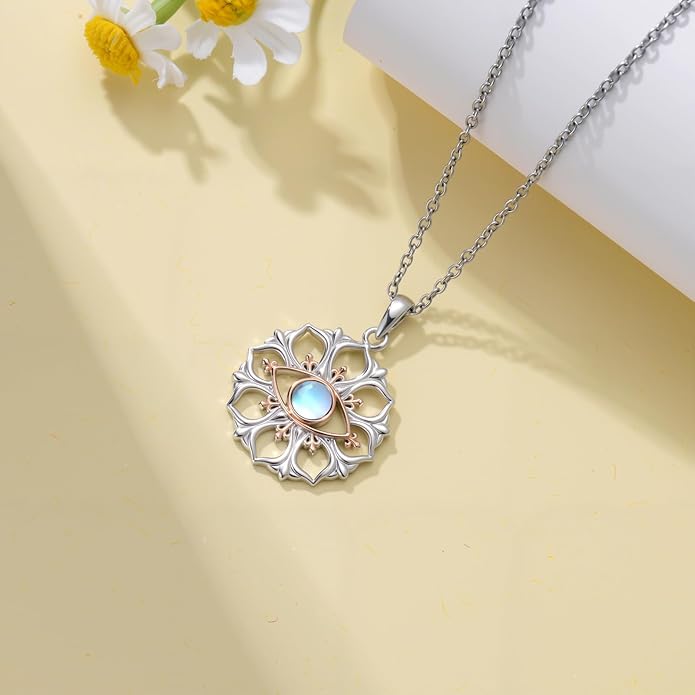 Evil Eye Necklace 925 Sterling Silver Nazar Eye Pendant Necklace Protection Amulet Jewelry Gifts for Women Men